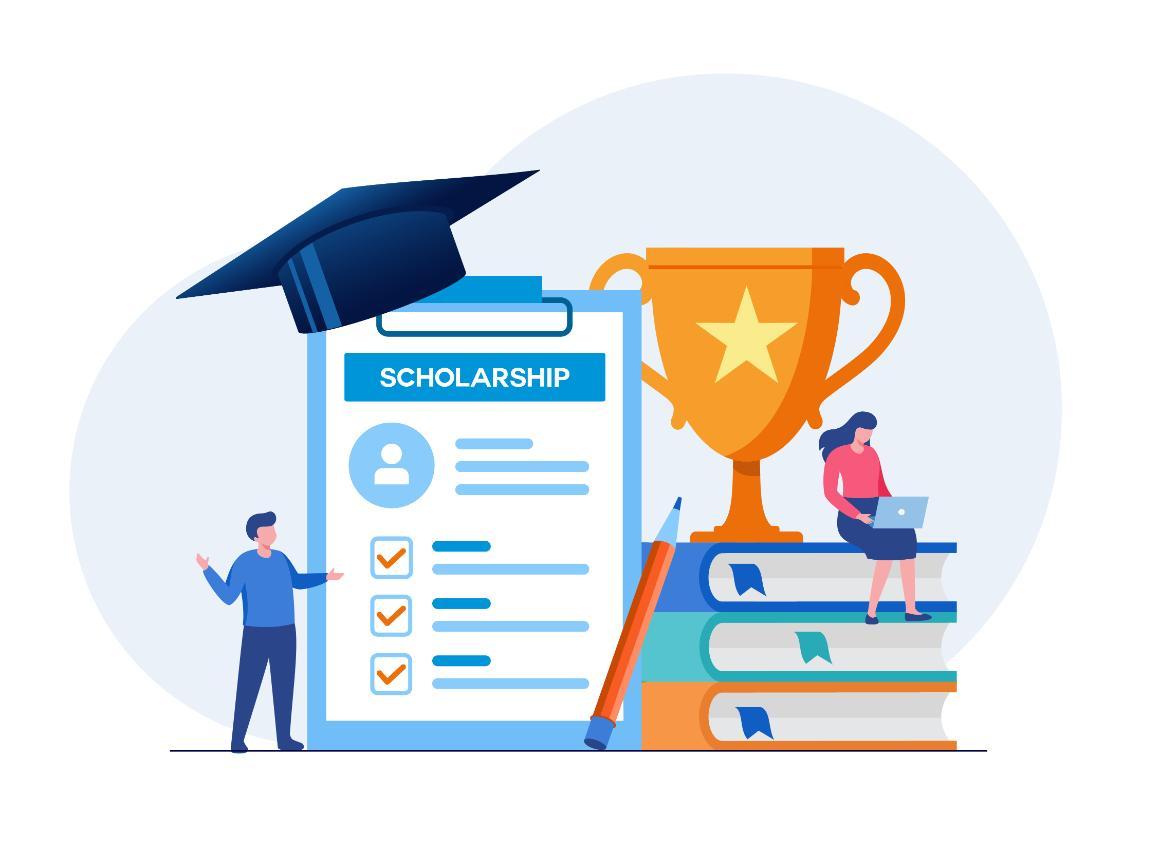 A graphic for Scholarships image link to story